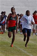 4th February 2012, Hoerskool Bergvlam Friendly Athletics meeting, Hoerskool Bergvlam vriendelike Atletiekbyeenkoms, andrew schoeman, boys u14 100m, seuns u14 100m