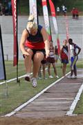 4th February 2012, Hoerskool Bergvlam Friendly Athletics meeting, Hoerskool Bergvlam vriendelike Atletiekbyeenkoms, andrew schoeman, girls u19 long jump, meisies u19 verspring