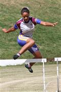4th February 2012, Hoerskool Bergvlam Friendly Athletics meeting, Hoerskool Bergvlam vriendelike Atletiekbyeenkoms, andrew schoeman, girls u16 400m hurdles, meisies 400m hekkies