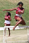4th February 2012, Hoerskool Bergvlam Friendly Athletics meeting, Hoerskool Bergvlam vriendelike Atletiekbyeenkoms, andrew schoeman, girls u16 400m hurdles, meisies 400m hekkies