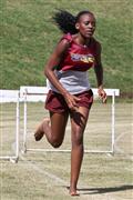 4th February 2012, Hoerskool Bergvlam Friendly Athletics meeting, Hoerskool Bergvlam vriendelike Atletiekbyeenkoms, andrew schoeman, girls u16 400m hurdles, meisies 400m hekkies