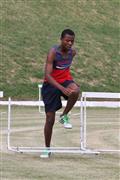 4th February 2012, Hoerskool Bergvlam Friendly Athletics meeting, Hoerskool Bergvlam vriendelike Atletiekbyeenkoms, andrew schoeman, boys u17 400m hurdles, seunsu17 400m hekkies