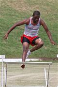 4th February 2012, Hoerskool Bergvlam Friendly Athletics meeting, Hoerskool Bergvlam vriendelike Atletiekbyeenkoms, andrew schoeman, boys u17 400m hurdles, seunsu17 400m hekkies