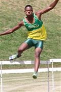 4th February 2012, Hoerskool Bergvlam Friendly Athletics meeting, Hoerskool Bergvlam vriendelike Atletiekbyeenkoms, andrew schoeman, boys u19 400m hurdles, seuns u19 400m hekkies