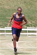 4th February 2012, Hoerskool Bergvlam Friendly Athletics meeting, Hoerskool Bergvlam vriendelike Atletiekbyeenkoms, andrew schoeman, boys u19 400m hurdles, seuns u19 400m hekkies