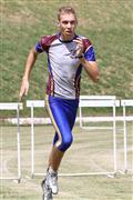 4th February 2012, Hoerskool Bergvlam Friendly Athletics meeting, Hoerskool Bergvlam vriendelike Atletiekbyeenkoms, andrew schoeman, boys u19 400m hurdles, seuns u19 400m hekkies