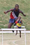 4th February 2012, Hoerskool Bergvlam Friendly Athletics meeting, Hoerskool Bergvlam vriendelike Atletiekbyeenkoms, andrew schoeman, boys u15 300m hurdles, seuns u15 300m hekkies