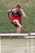 4th February 2012, Hoerskool Bergvlam Friendly Athletics meeting, Hoerskool Bergvlam vriendelike Atletiekbyeenkoms, andrew schoeman, boys u15 300m hurdles, seuns u15 300m hekkies