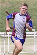 4th February 2012, Hoerskool Bergvlam Friendly Athletics meeting, Hoerskool Bergvlam vriendelike Atletiekbyeenkoms, andrew schoeman, boys u15 300m hurdles, seuns u15 300m hekkies