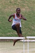 4th February 2012, Hoerskool Bergvlam Friendly Athletics meeting, Hoerskool Bergvlam vriendelike Atletiekbyeenkoms, andrew schoeman, boys u15 300m hurdles, seuns u15 300m hekkies