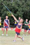 4th February 2012, Hoerskool Bergvlam Friendly Athletics meeting, Hoerskool Bergvlam vriendelike Atletiekbyeenkoms, andrew schoeman, boys u14 javelin, seuns u14 spiesgooi