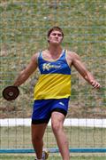 4th February 2012, Hoerskool Bergvlam Friendly Athletics meeting, Hoerskool Bergvlam vriendelike Atletiekbyeenkoms, andrew schoeman, boys u19 discus, seuns u19 diskus