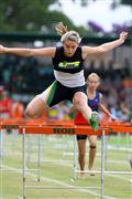 100m hurdles, 18 February 2012, Athletics, Hoerskool Rob Ferreira, Hoerskool Rob Ferreira Interhoer atletiekbyeenkoms, Interhigh, Interhoer, atletiekbyeenkoms, girls, under 16
