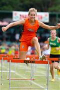 100m hurdles, 18 February 2012, Athletics, Hoerskool Rob Ferreira, Hoerskool Rob Ferreira Interhoer atletiekbyeenkoms, Interhigh, Interhoer, atletiekbyeenkoms, girls, under 17
