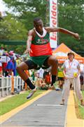 18 February 2012, Athletics, Hoerskool Rob Ferreira, Hoerskool Rob Ferreira Interhoer atletiekbyeenkoms, Interhigh, Interhoer, atletiekbyeenkoms, boys, triple jump, under 19