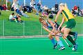 Argentina, Astro, Bloemfontein, Daniela Sruoga 18, Frikkie Kapp, Las Leonas, Proteas, Shelley Russell, South Africa, UFS, hockey, international, sport, test, women, women hockey, women sport