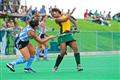 Argentina, Astro, Bloemfontein, Frikkie Kapp, Las Leonas, Noel Barrionuevo, Proteas, South Africa, Sulette Damons, UFS, hockey, injury, international, ouch, sport, test, women, women hockey, women sport