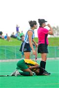 Argentina, Astro, Bloemfontein, Frikkie Kapp, Las Leonas, Noel Barrionuevo, Proteas, South Africa, Sulette Damons, UFS, hockey, injury, international, sport, test, women, women hockey, women sport
