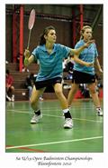 Doubles, ladies, ladies doubles, semi finals, SA U19 Open Badminton Championships