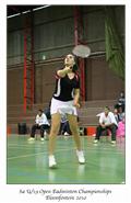 Doubles, ladies, ladies doubles, semi finals, SA U19 Open Badminton Championships