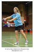 Doubles, ladies, ladies doubles, semi finals, SA U19 Open Badminton Championships