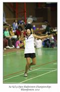 Doubles, ladies, ladies doubles, semi finals, SA U19 Open Badminton Championships
