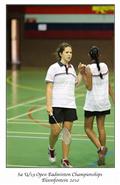 Doubles, ladies, ladies doubles, semi finals, SA U19 Open Badminton Championships
