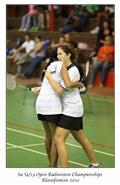 Doubles, ladies, ladies doubles, semi finals, SA U19 Open Badminton Championships