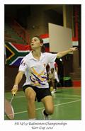 Elme, Kerr cup, Northern Freestate, SA U19 Badminton, ladies